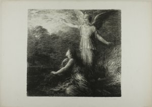 Paradise and the Peri (Opening), first plate by Ignace Henri Jean Fantin Latour