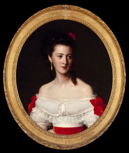Portrait of Marguerite de Biron by Ignace Henri Jean Fantin Latour
