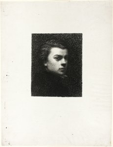 Portrait of the Artist at Age Seventeen by Ignace Henri Jean Fantin Latour