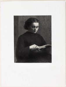 Reading by Ignace Henri Jean Fantin Latour