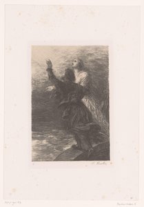Senta and the Dutchman Ascend to Heaven (The Flying Dutchman, Act III, Ascension of Senta and the Dutchman, Life and Works of Richard Wagner) by Ignace Henri Jean Fantin Latour