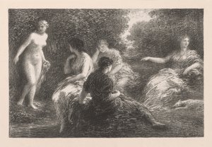 The Bathers by Ignace Henri Jean Fantin Latour
