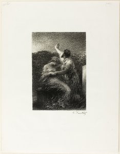 The Magus Balthasar and Fatima by Ignace Henri Jean Fantin Latour