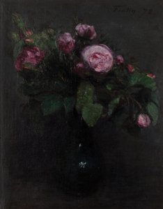 Vase with roses 1872