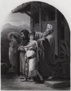 The Departure of Rebekah by Henri Frederic (after) Schopin