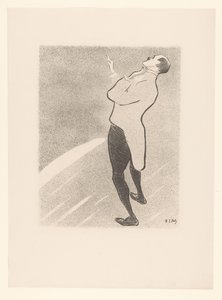 Portrait of the Cabaret Performer Kam-Hill (Le Café Concert) by Henri Gabriel Ibels