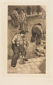 The Street Pavers by Henri Gabriel Ibels