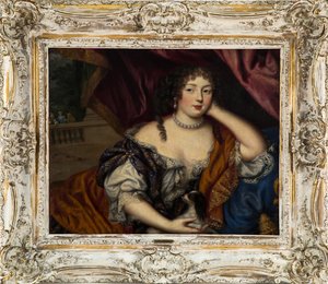 Portrait of Louise Renée de Penancoët de Kérouaille, Duchess of Portsmouth by Henri Gascar