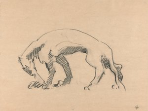 Lioness in Profile by Henri Gaudier Brzeska