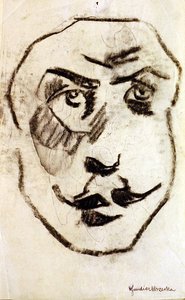 Sculptural Head of Brodzky by Henri Gaudier Brzeska