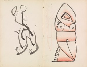 Study for a Figural Sculpture, Crouching Figure by Henri Gaudier Brzeska