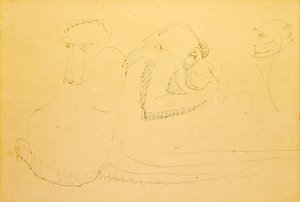 Three Monkeys by Henri Gaudier Brzeska
