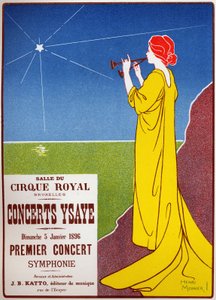 Concerts Ysaye at the royal circus in Brussels