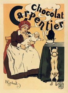 Advertising for the Chocolate drink Carpentier by Henri Gerbault