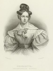 Henrietta, Mademoiselle Sontag by Henri Grevedon