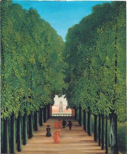 The Avenue in the Park at Saint Cloud by Henri Rousseau