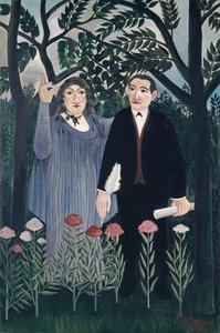 The Muse Inspiring the Poet, 1909 by Henri J.F. Rousseau