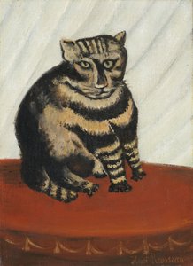 The Tabby by Henri J.F. Rousseau