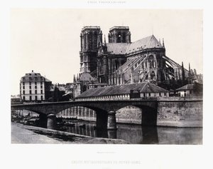Church of Notre-Dame, XII Century by Henri Jean Louis (attr.to) Le Secq
