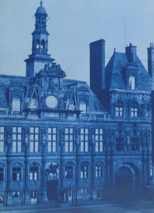The Hotel de Ville in Paris by Henri Jean Louis Le Secq