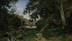 The Rocky Path in the Morvan by Henri Joseph Harpignies