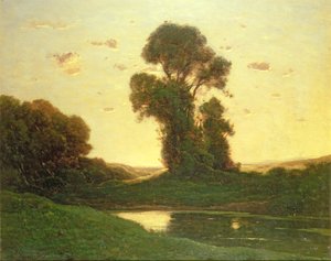 View in the Campagna by Henri Joseph Harpignies