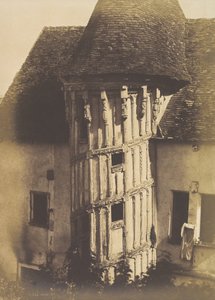 Wooden Staircase at Chartres by Henri Le Secq