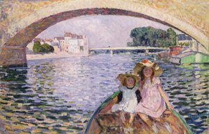 In the Boat, 1903 by Henri Lebasque