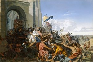 Death of Robert le Fort in the Battle of Brissarthe, 866 by Henri Lehmann