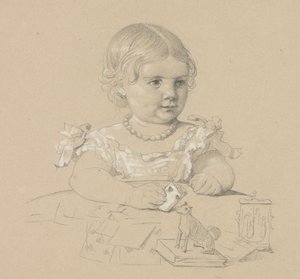 Portrait of a Child by Henri Lehmann