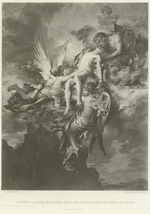 Sarpedon carried to Jupiter from the plain of Troy by Sleep and Death