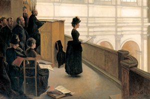 The Rehearsal in the Choir Loft by Henri Lerolle