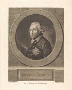 Frederick the Great, King of Prussia by Henri Marais after Anton Graff
