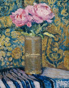 Bouquet of Peonies by Henri Martin