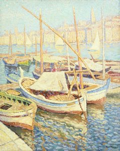Port of Marseilles by Henri Martin