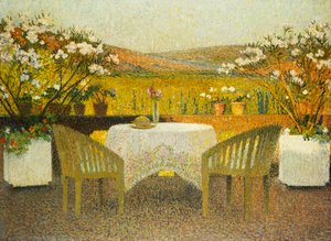 The Terrace at Marquayrol by Henri Martin