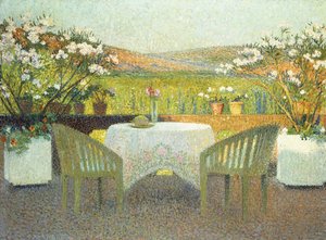 The Terrace in the Sun by Henri Martin