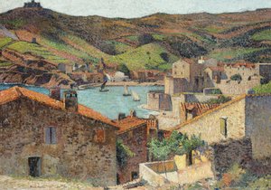 The Village of Collioure with a View of the Port