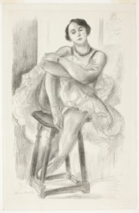 Dancer Seated on a Stool, from Ten Dancers by Henri Matisse