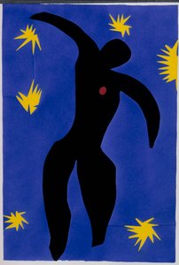 The Fall of Icarus. From "Jazz". Plate VIII. P. 55 by Henri Matisse