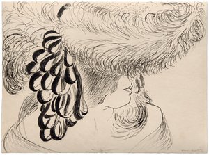 Girl in Plumed Hat (Mlle Antoinette) by Henri Matisse