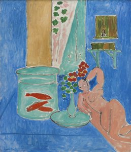 Goldfish and Sculpture by Henri Matisse