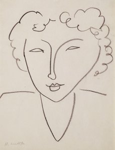 Head of Woman by Henri Matisse
