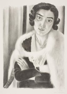 Woman with Fox Fur Cape by Henri Matisse