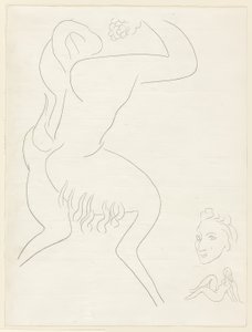 The Afternoon of a Faun: The Faun IV, plate eighteen from Poesies de Mallarmé