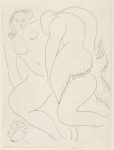 The Afternoon of a Faun: The Faun III, plate seventeen from Poesies de Mallarmé by Henri Matisse
