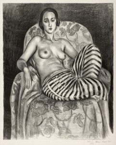 Large Odalisque in Striped Pantaloons by Henri Matisse