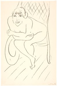 Nude Woman in a Rocking Chair by Henri Matisse