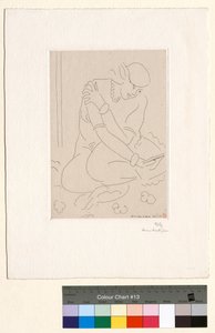 Crouching Nude, Hand on Shoulder by Henri Matisse