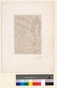 Nude with Moroccan Mirror by Henri Matisse